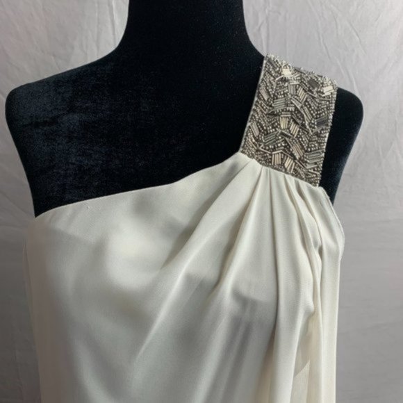 Calvin Klein One Shoulder Evening Dress - Picture 2 of 6